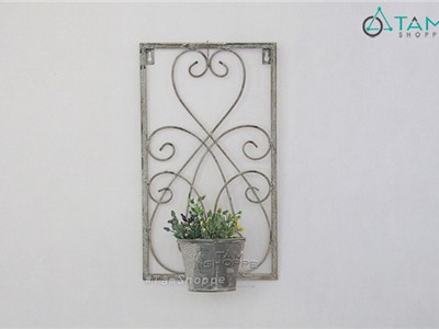 Kệ sắt mỹ nghệ áp tường Vintage số 11